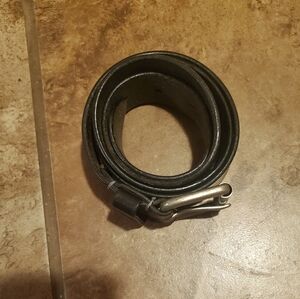 Men's Black Leather Belt Timberland